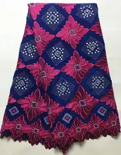 (5yards/lot) SXSC01!fantastic African cotton lace fabric,high quality Swiss voile lace fabric for wedding dress!