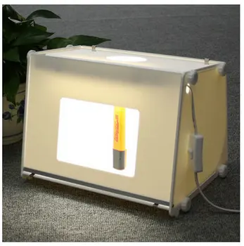

NEW 110 V / 220 V SANOTO 12' X8' Mini Laptop Profesional Photo Studio Light Soft Box Photo Light Box MK30 Softbox Flash