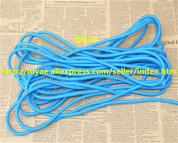 10m a lot fabric electrical cable Electric cable retro 20.75 textile woven mesh cable wire and the color blue of power lines (1)