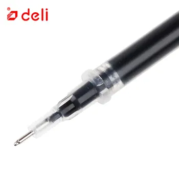 

Deli Neutral Ink Gel Pen Refill Student Stationery 20pcs/lot 0.5mm Black Red Gel Ink Pen Refill Replace School Office Supplies