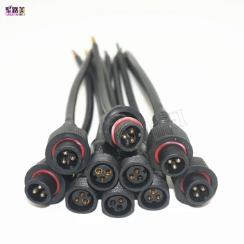 

5 pairs 3 Pin connector Male to Female Waterproof Cable connector for ws2811 ws2812 1903 16703 6812 led strip lighting