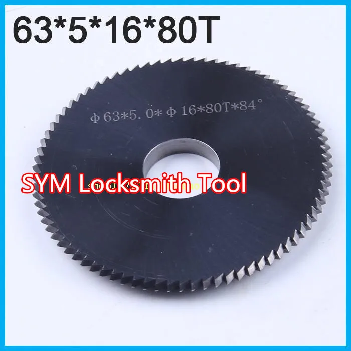 RIC01721B карбидный Фрезерный резак HP005 63X5X16X80T для Silca Delta A S M/JMA ECCO/BIANCHI 101 режущие