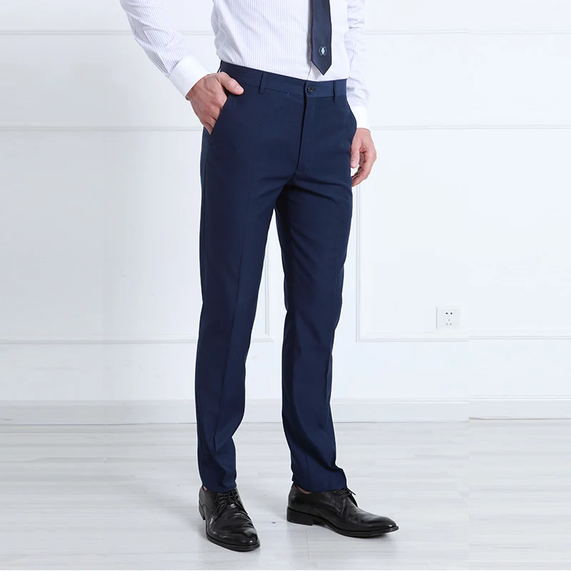 Pre Sale Suits Pants 30% Wool Warm Winter Gentleman Men