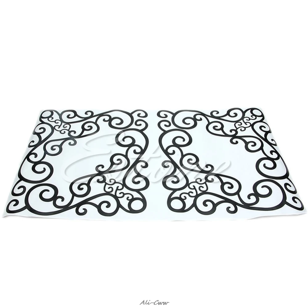 4 قطعة جدار نافذة حمام مرآة الغرفة الزجاج الفن ملصق للإزالة ورقة صائق ديكور 4 قطعة جدار نافذة حمام مرآة الغرفة الزجاج الفن ملصق للإزالة ورقة صائق ديكور