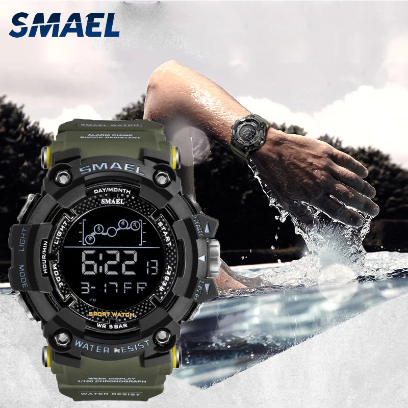 Digital Watch Swimming 50M Waterproof SMAEL LED Watches Digital Timing Week Display Alarm Clock 1802 Men Watches Sports relogio Digital Watch Swimming 50M Waterproof SMAEL LED Watches Digital Timing Week Display Alarm Clock 1802 Men Watches Sports relogio