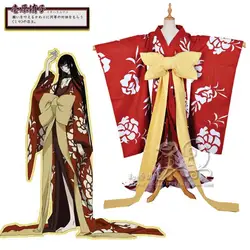 Аниме XXXHOLiC Figure Ichihara Yuuko кимоно Косплей Карнавальный костюм на Хэллоуин Косплей Костюм для женщин полный комплект