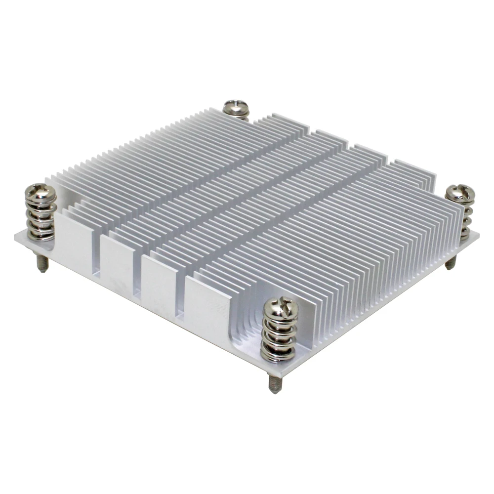 

2019 new 1U server CPU cooler radiator aluminum heatsink for Intel 1150 1155 1156 i3 i5 i7 Passive cooling