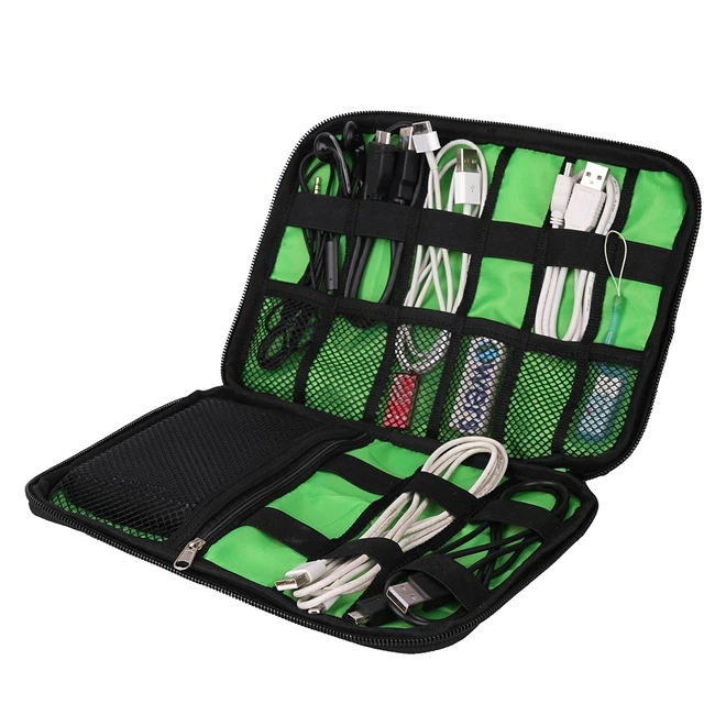 2015 New Travel Bags Data Cable Practical Earphone Wire Storage Bag Power Line Organizer electric bag