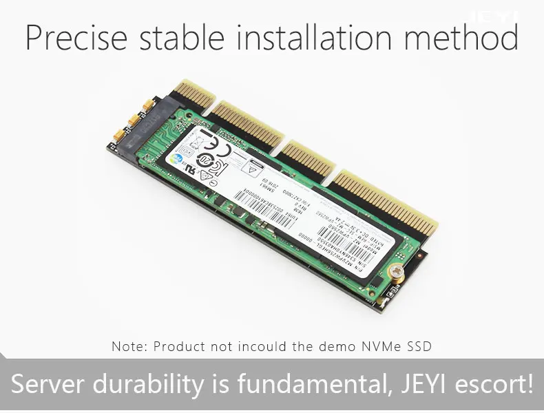 JEYI MX16-1U M.2 NVMe SSD NGFF для PCI-E 3,0X4X8X16 адаптер M ключ интерфейсная карта Suppor PCI Express 2280 Размер m.2 полная скорость