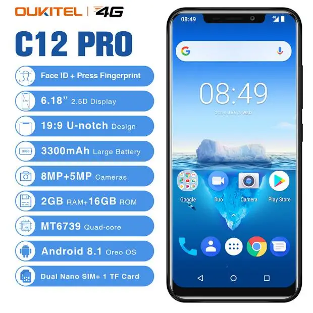Oukitel C12 Pro 6.18