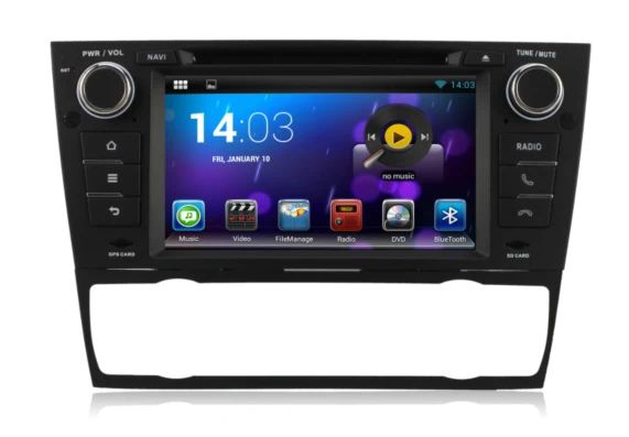 

Pure Android 4.4.4 System Car DVD GPS Radio gps for BMW 3 Series E90 E91 E92 E93 with Automatic Air Conditioner