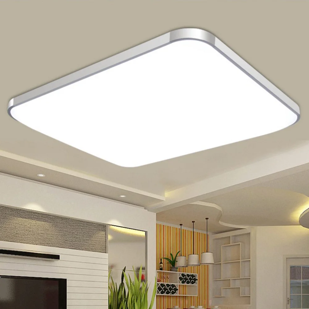 Светодиодный потолочный светильник 24 Вт квадратный энергосберегающий светильник для спальни гостиной LO88