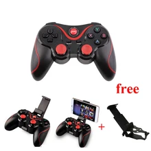 Smartphone Game Controller Wireless Bluetooth Phone Gamepad Joystick for Android Pad Tablet PC TV BOX With Mobile Holder 1056