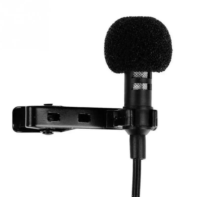 Внешний 3,5 мм клип на лацкане петличный микрофон для смартфонов ПК Laptop-20
