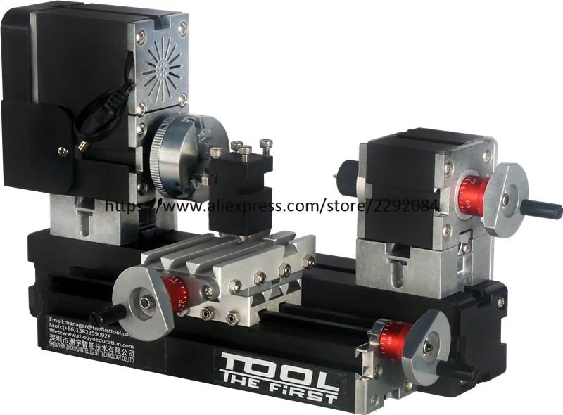 TZ20002MG DIY мини металлический токарный станок 60 Вт 12000r/мин мотор | Инструменты