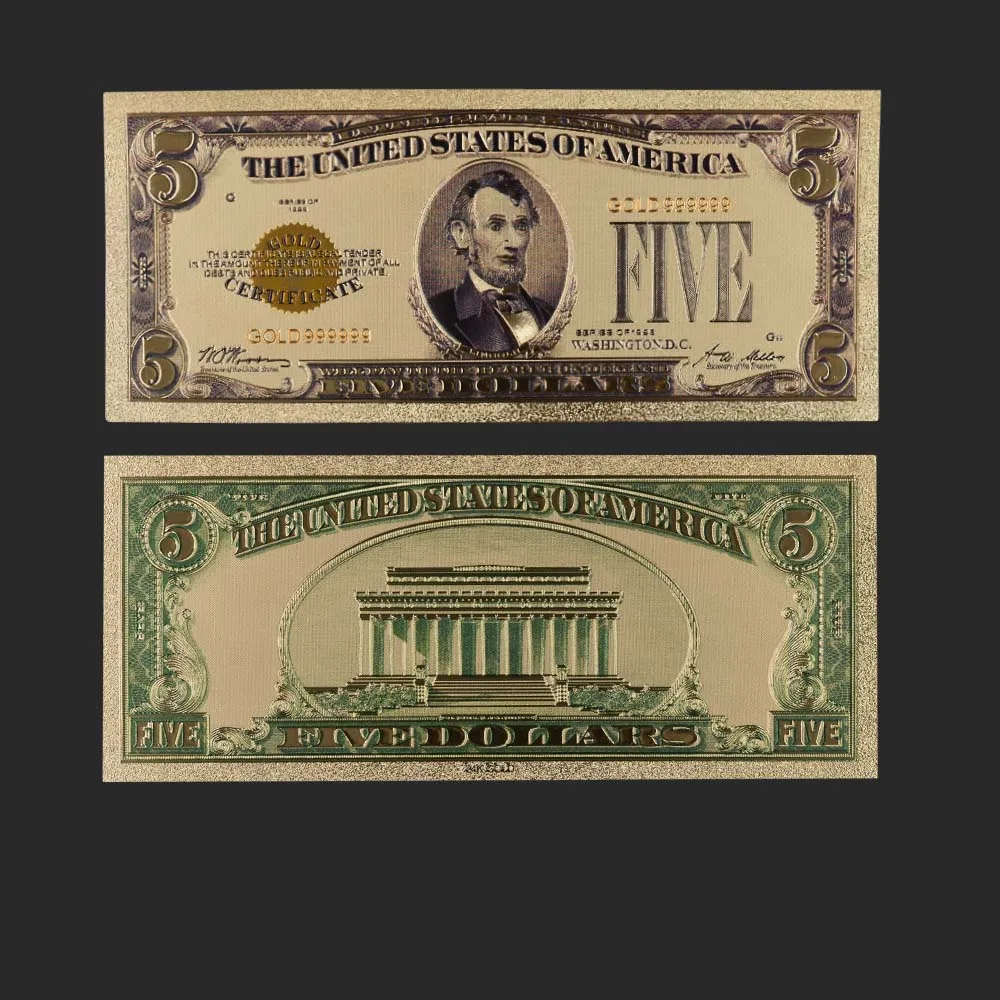 1928 оригинальные копии 24 к золотые банкноты Красочные США золотые сувениры Поддельные Банкноты поддельные 50 долларов банкнот - Цвет: style 3