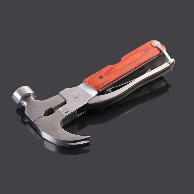 

Multipurpose Outdoor Camping Tool Portable Folded Survival Multi Tools EDC Tools Multifunctional Knife Wrench Hammer stainless