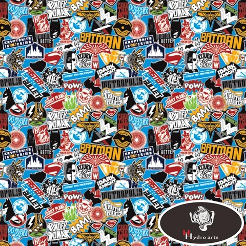 

Cartoon Bat Pattern Hydrographic Films Water Transfer Printing Films Aqua print Films for Motor Decoration HFW795 50CM