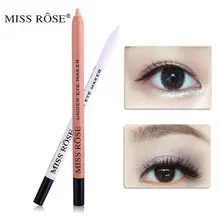 Мисс Роуз бренд блеск белый корректор для глаз шелкопряда карандаш долговечный водонепроницаемый легко носить можно резать ножом