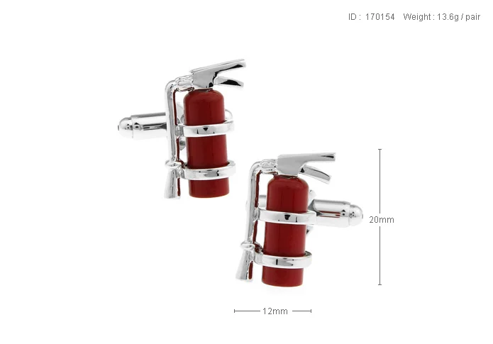 

Cheap wholesale cufflinks,Fire extinguishers red paint cufflinks,men's cufflinks,jewelry