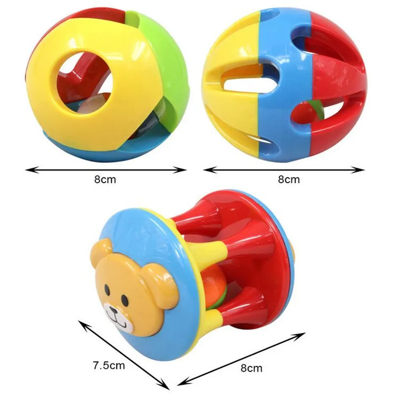 Soach детская сенсорными головоломки геометрические полые триколор+ четыре цвета Jingle+ медведь укус упражнение для рук схватив мяч