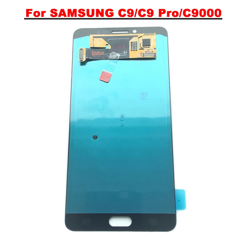 

Super AMOLED LCD For SAMSUNG GALAXY C9 Pro LCD C9000 C9 Display Touch Screen Digitizer Assembly Replacement For C9pro LCD Screen