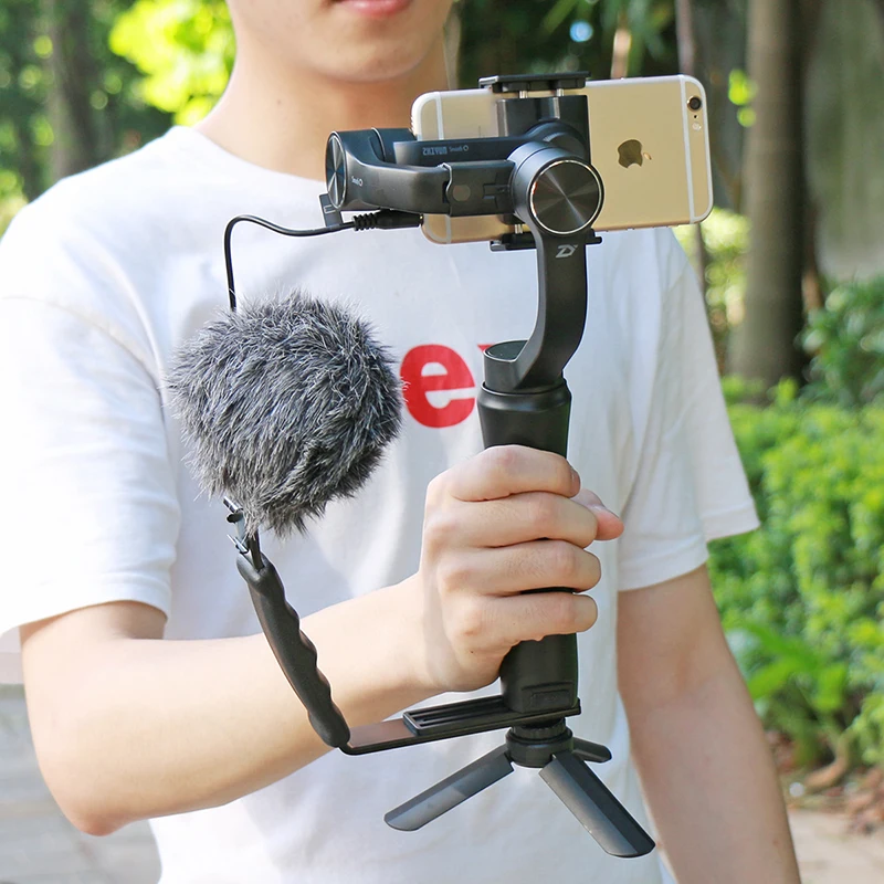 Zhiyun Smooth Q Handheld 3-Axis Gimbal Stabilizer App Control for Gopro 5 Action Camera for iPhone X 7 Plus Samsung smartphone