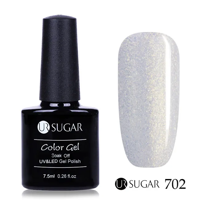 Ur Sugar УФ-гель для ногтей светодиодный светильник Гель-лак чистые цвета Полупостоянный Гель-лак праймер для ногтей базовое верхнее покрытие - Цвет: 702