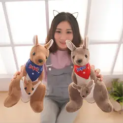 2016 Новинка кенгуру плюшевые игрушки куклы для Рождество подарок на день рождения 25 см детские игрушки