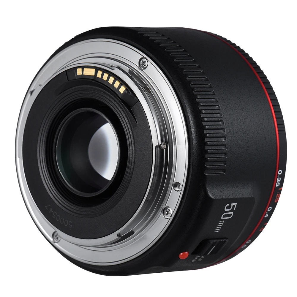 YONGNUO YN50mm F1.8 II 50 мм с большой апертурой Автофокус Объектив для Canon объектив камеры для Canon EOS 70D 5D2 5D3 600D DSLR yongnuo