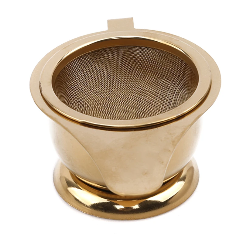 

2pc/Set Stainless Steel Tea Strainers Gold/sliver Eco-Friendly Tea Infuser Tea Filter Drinkware Tea Accessories