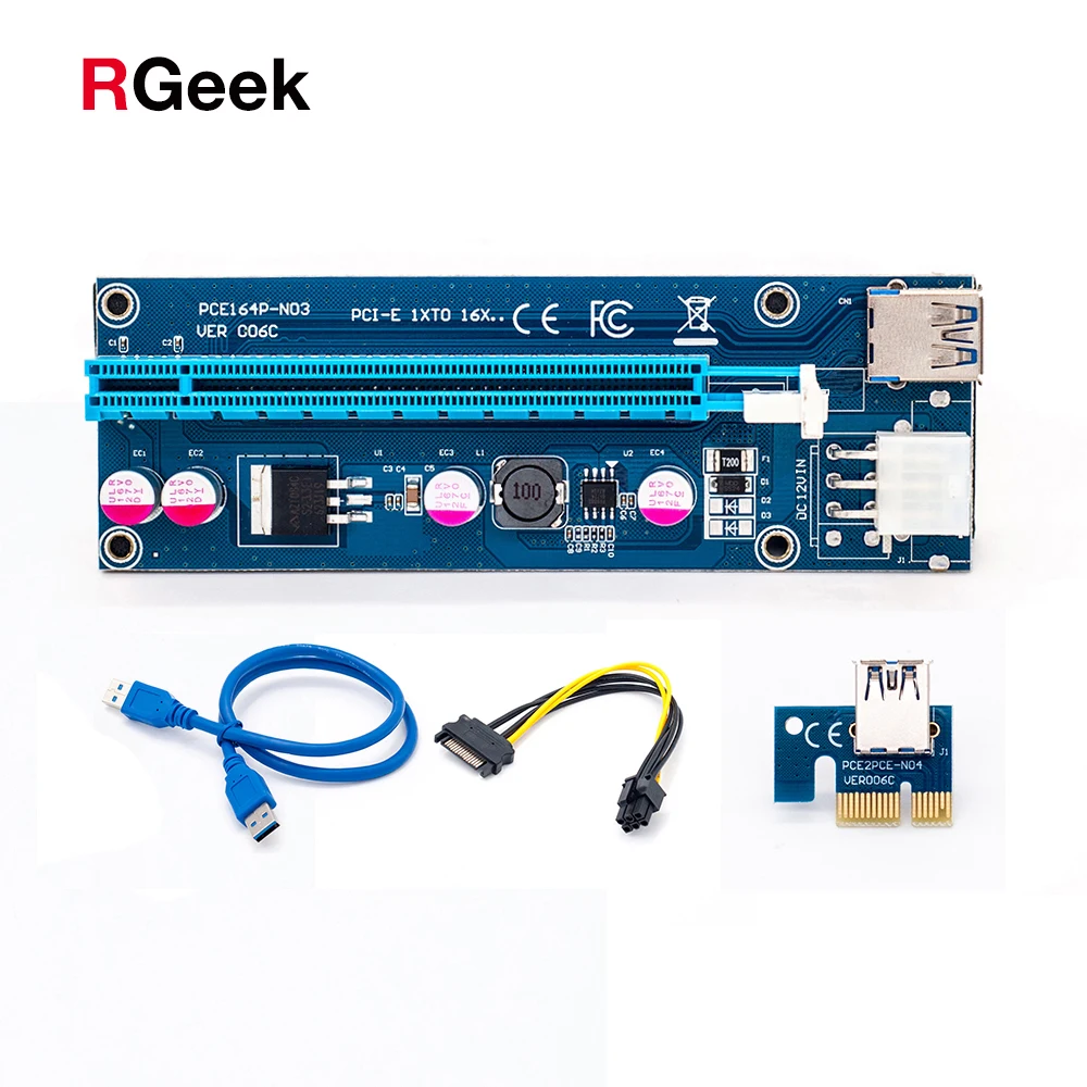 Купить PCI-е х16 экспресс расширитель ки е райзер карты USB 3.0 PCIe и ...