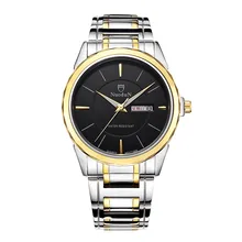 Mens Watches Top Brand Luxury Famous Stainless Steel Casual Waterproof Quartz-watch Clock Nuodun Quality Movement Man WristWatch