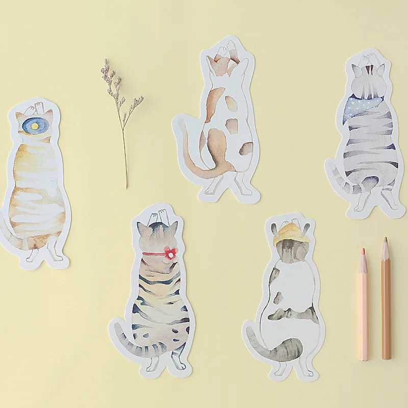 

30pcs lie down and rest cat style card multi-use as Scrapbooking party invitation DIY Decoration gift card message card postcard