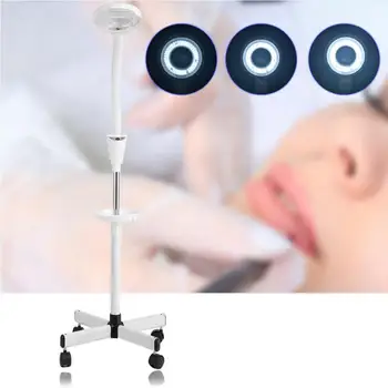 

LED Cold Light Height Adjustable 8X Magnifying Lamp Crossed Base Tattoo Beauty Light Nail Art Salon Use Health Care