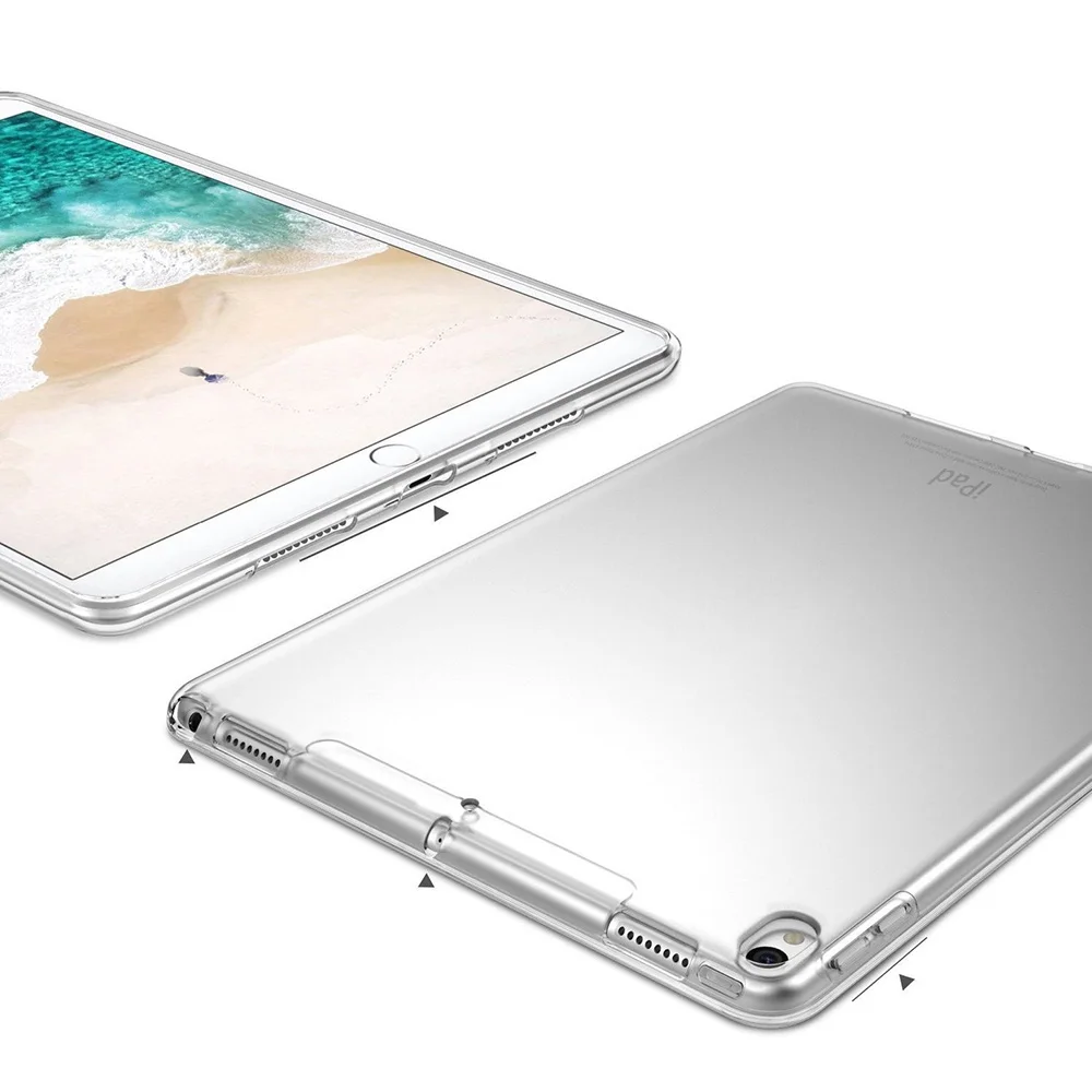 

Case for iPad Pro 12.9 inch 2017 Ultra Slim TPU Clear Color Transparent Back Case for iPad Pro 12.9 Protective Skin Shell Case