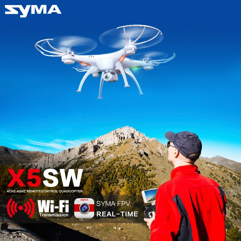 Syma X5SW WiFi Drone with Camera FPV Quadcopter X5SC X5C Upgrade HD Dron 2 4G 4CH