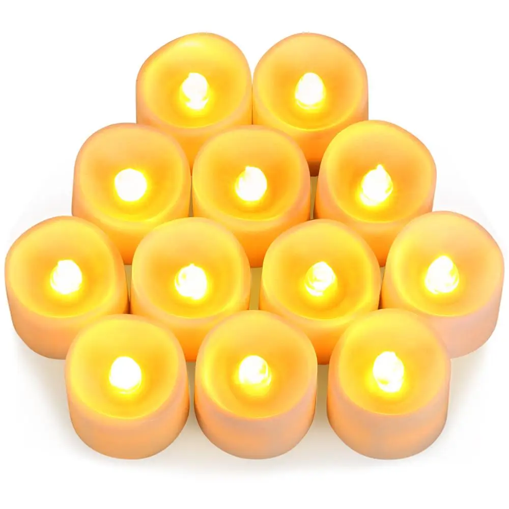 

AMIR Flameless LED Electronic Candle LED Light Candle Electronic Night Light Party Wedding Wireless Candles Home Decor Candles