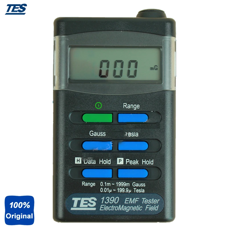 

TES-1391 Portable Digital ElectroSmog Tester ElectroMagnetic Field EMF Meter