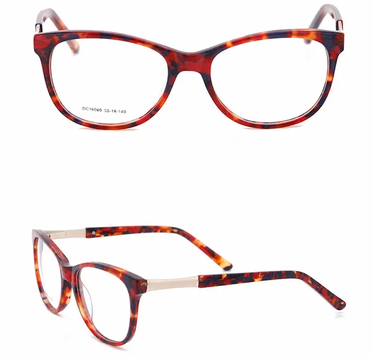 Fashion Unisex Designer High Quality Eyeglasses Frames Vintage Spectacle Amber Eyegalsses (12)