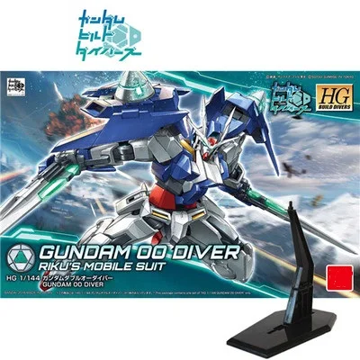 Модель Gundam HG 1/144 Banshee DUILD 00 DIVERS MAGNUM UNICORN Jegan GM DOVEN WOLF Delta Armor Unchained Mobile Suit детские игрушки - Цвет: 1