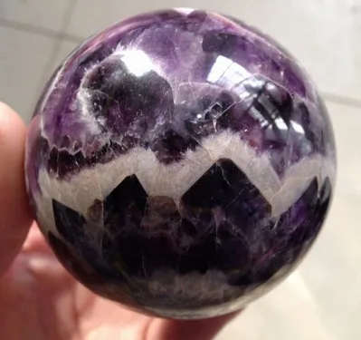 YM 327 Natural dream amethyst crystal ball orb | Дом и сад