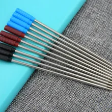 10 шт Синий Черный Красный офисный подходит для металла 0,7 мм подарок Классическая шариковая ручка заправки