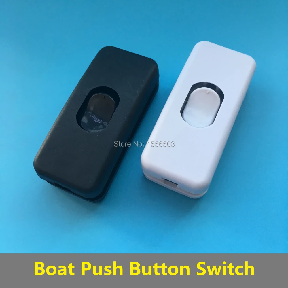 

10 PCS 303 Push Button Switch Boat Shape Seesaw LED Strip Switch Online Midway Power Cut Off Universal DIY Switch