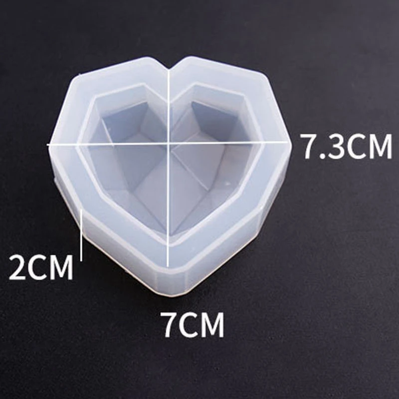 Алмазный в форме сердца силиконовые ювелирные изделия Плесень ручной работы эпоксидной инструменты для изготовления ювелирных изделий интимные аксессуары