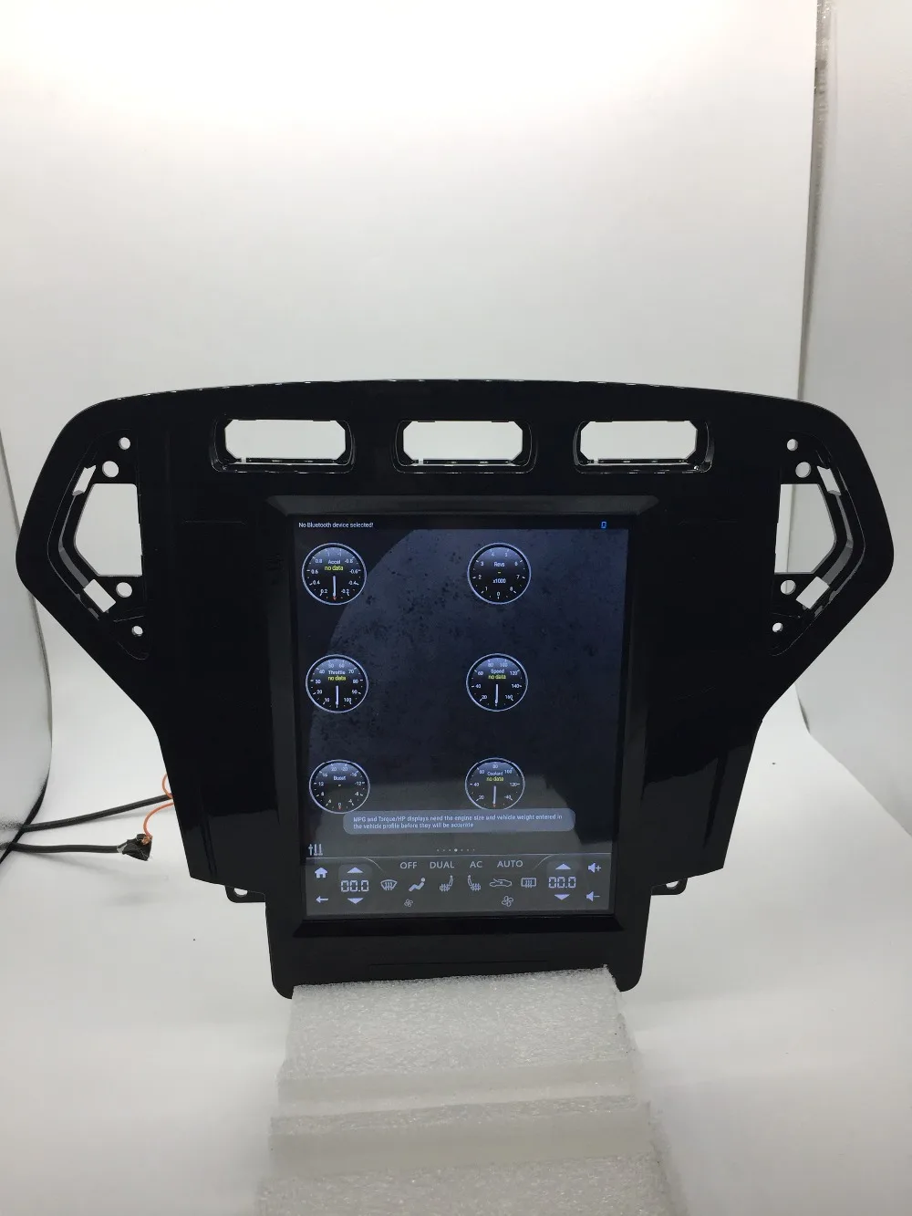 Clearance 10.4  inch car radio Player Gps Navigation Tesla Style for Ford Mondeo Car Radio Android 6.0  2007 2008 2009 2010 25