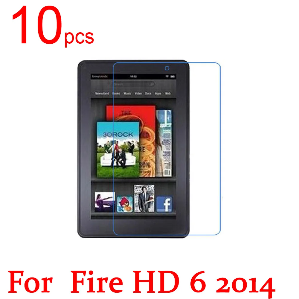 

10pcs Ultra Clear/Matte/Nano anti-Explosion LCD Screen Protector Film Cover For Amazon Kindle Fire HD 6 Voyage 2014 Protective