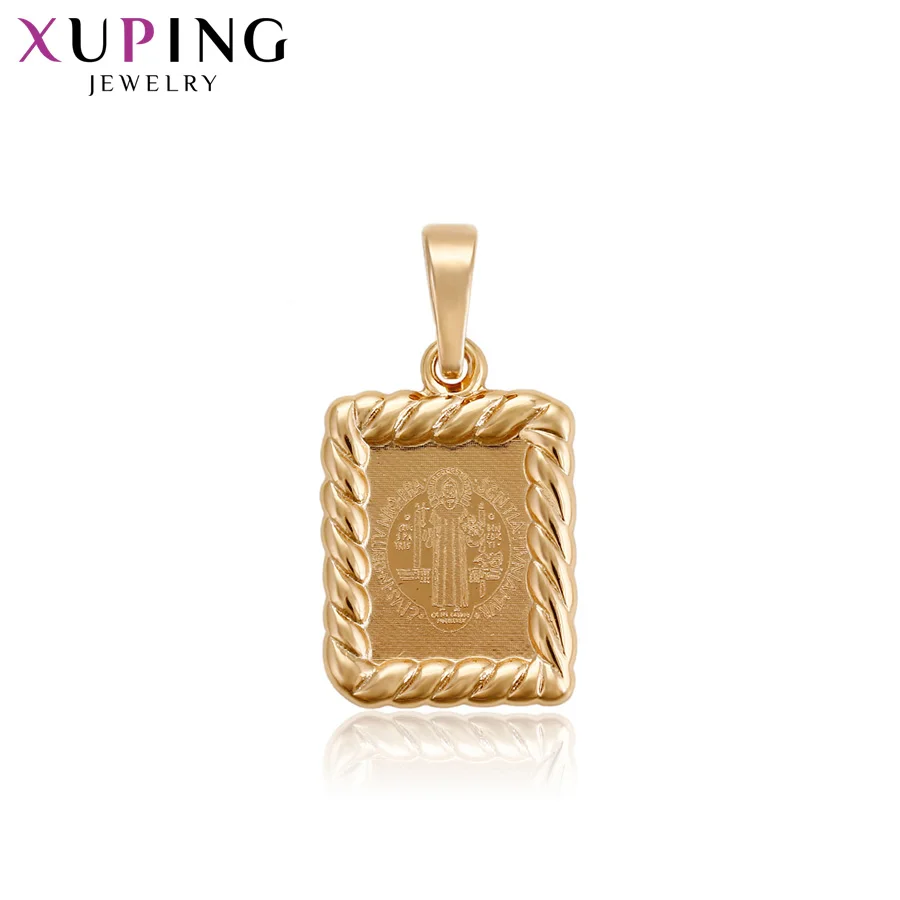 Xuping модное роскошное ожерелье кулон Jesus Seris позолоченное для женщин украшения в подарок на год S73, 7-33195