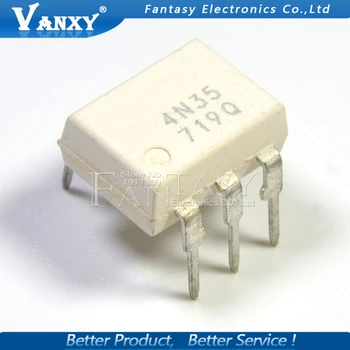 

10PCS 4N35 DIP6 EL4N35 DIP photoelectric coupler new and original