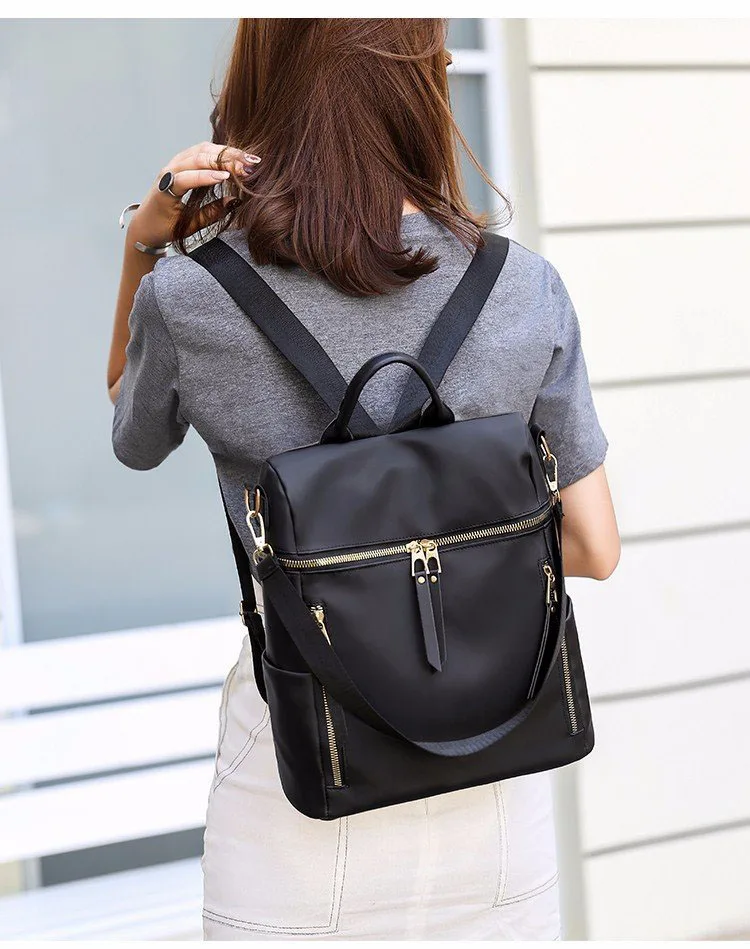 Нейлоновый Водонепроницаемый женский рюкзак для подростков, большая сумка на плечо и сумки, дизайнерские рюкзаки для женщин, высокое качество